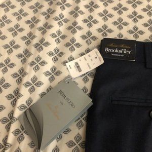 BrooksFlex  Madison-Fit Wool Trousers 40x30